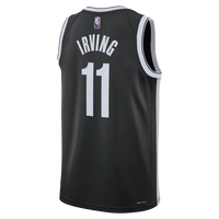 NIKE NBA BROOKLYN NETS KYRIE IRVING ICON EDITION SWINGMAN JERSEY BLACK