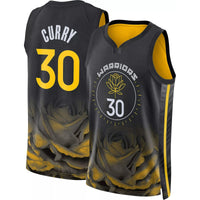 Unisex Nike Stephen Curry Black Golden State Warriors Swingman Badge Player Jersey - City Edition