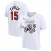 Vince Carter Toronto Raptors City Edition Interlock Name & Number T-Shirt