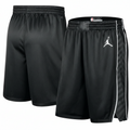 Men's Brooklyn Nets Jordan Brand Black 2022/2023 Statement Edition Swingman Performance Shorts