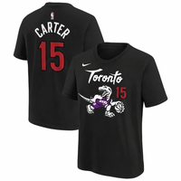 Vince Carter Toronto Raptors City Edition Interlock Name & Number T-Shirt