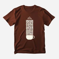 Ideas After Coffee Half Sleeve T-Shirt