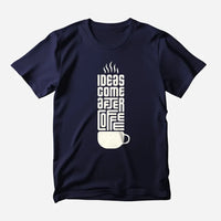 Ideas After Coffee Half Sleeve T-Shirt