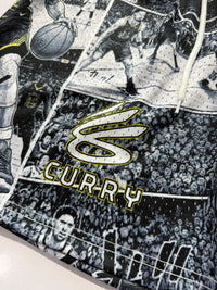 Curry Mode Anime Graphic Mesh Shorts
