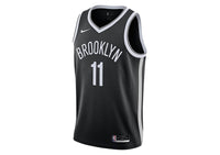 NIKE NBA BROOKLYN NETS KYRIE IRVING ICON EDITION SWINGMAN JERSEY BLACK