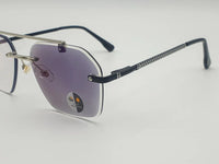 Transition Grey – Rimless Sunglasses