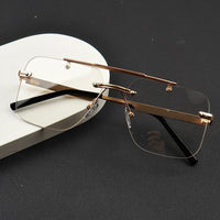 Transition Black – Rimless Sunglasses – S-1139