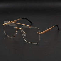 Transition Black – Rimless Sunglasses – S-1139