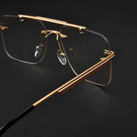 Transition Brown – Rimless Sunglasses – S-1139