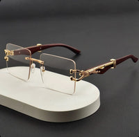 Transition Brown – Rimless Sunglasses – S-1140