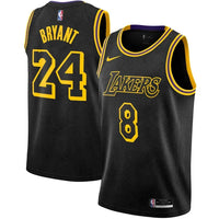 Men's Los Angeles Lakers Kobe Bryant Nike Black Mamba Day Swingman Jersey
