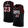 Philadelphia 76ers Retro Style #23 James Basketball Jersey – Black Edition