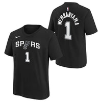 Victor Wembanyama San Antonio Spurs Nike Icon Edition Interlock Name & Number T-Shirt